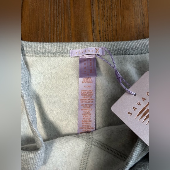 NWT Savage Fenty Fleece Bralette - Picture 2 of 6